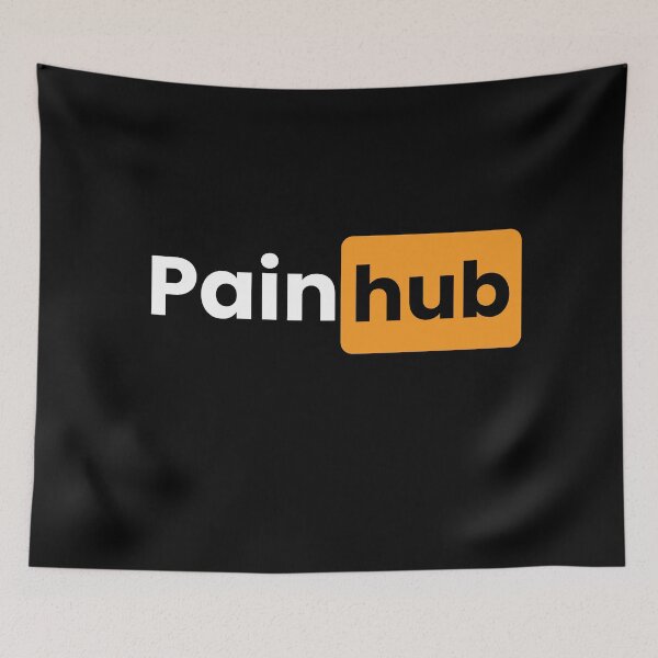 Item preview, Pain Hub Funny Quote  designed and sold by ArtIsSixthSense.