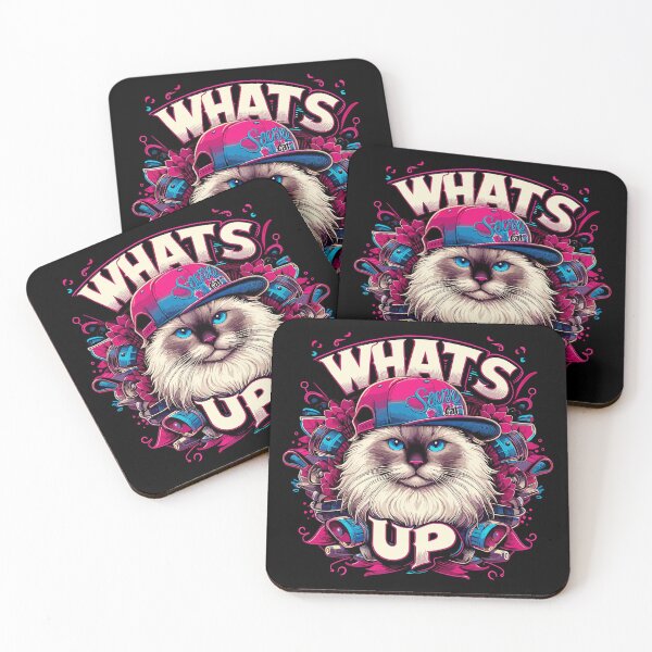 Item preview, What's up Sacred Birman Cat Birman Cat Gift designed and sold by Pineapple-Tree.
