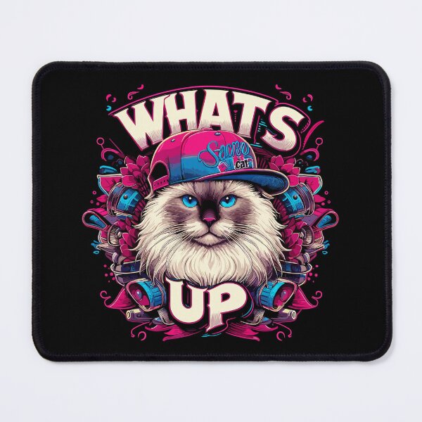 Item preview, What's up Sacred Birman Cat Birman Cat Gift designed and sold by Pineapple-Tree.