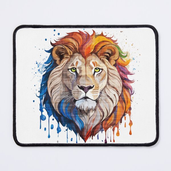 Item preview, Lion head print designed and sold by Marcu Ioachim.