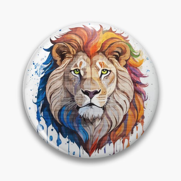 Item preview, Lion head print designed and sold by Marcu Ioachim.