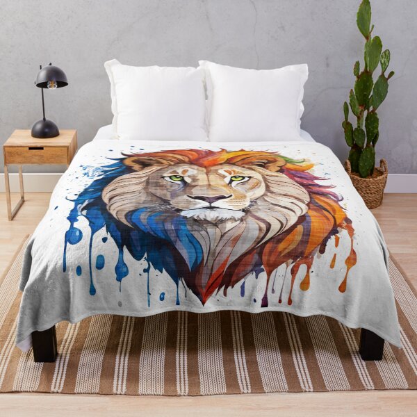 Item preview, Lion head print designed and sold by Marcu Ioachim.