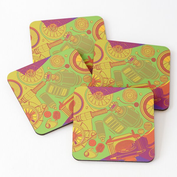 Item preview, Retro Motorsports: Abstract Puzzle Design designed and sold by AlienSativo.
