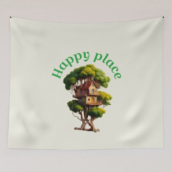 Item preview, Happy place - Magic fairy house designed and sold by AldeaPod.