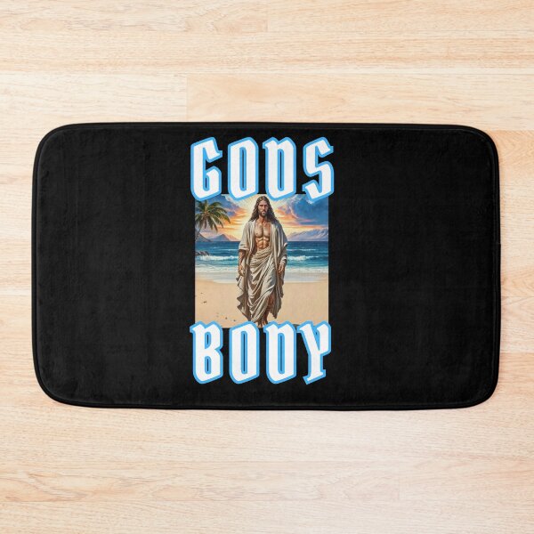 Item preview, Gods body of Jesus Christ handsome on the beach happy christian american gifts  designed and sold by thankful-loco.