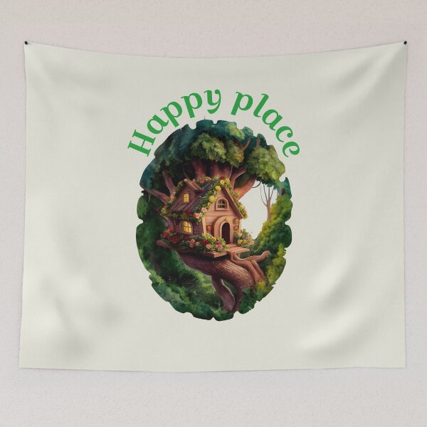 Item preview, Happy place - Magic fairy house designed and sold by AldeaPod.