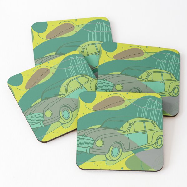 Item preview, Retro Automotive Design: Modern Abstract Puzzle designed and sold by AlienSativo.