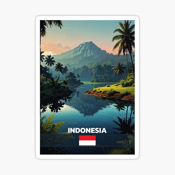 Item preview, Indonesia Travel  designed and sold by Thistle-TShop.