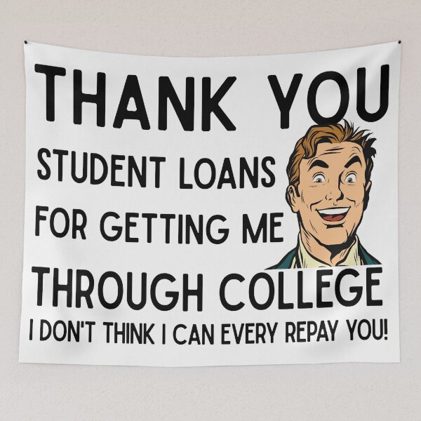 Item preview, Thank You Student Loans, I Can Never Repay You designed and sold by TrendyNovelTees.