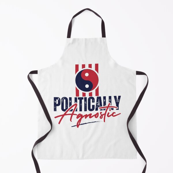 Item preview, Politically Agnostic | Yin-Yang Political Quote Shirt, White designed and sold by PixelGrafiks.