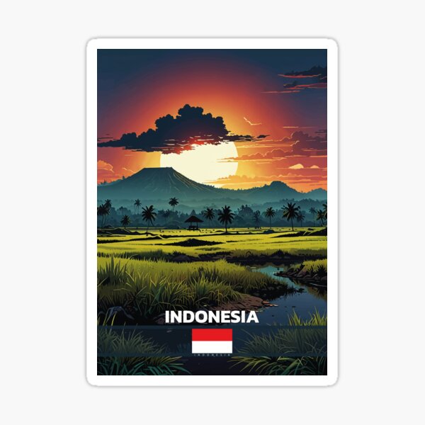 Item preview, Indonesia Travel  designed and sold by Thistle-TShop.