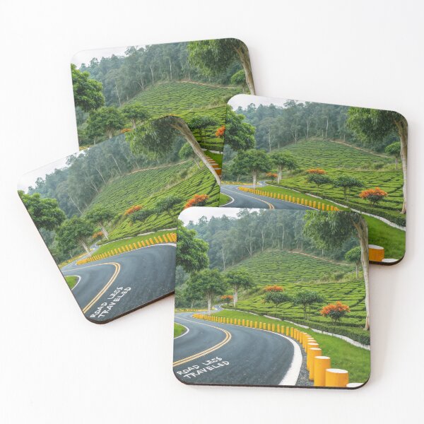Item preview, Winding Road Through Lush Tea Plantations designed and sold by Prachodayat Artworks.