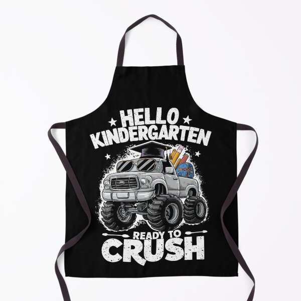Item preview, Monster truck First Day Hello kindergarten ready to crush designed and sold by MTRBSK11.
