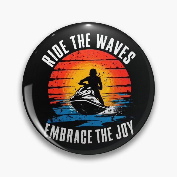 Item preview, RIDE THE WAVES EMBRACE THE SUNSET JOY designed and sold by SplashTastic.