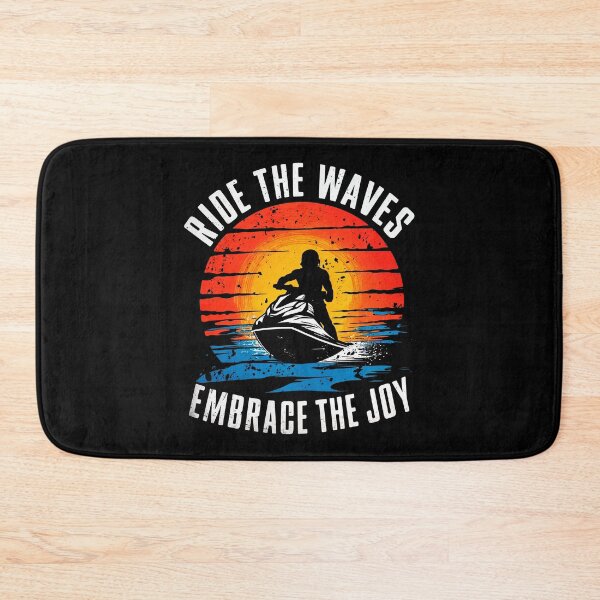 Item preview, RIDE THE WAVES EMBRACE THE SUNSET JOY designed and sold by SplashTastic.
