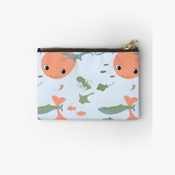 Item preview, underwater ocean theme fish whale octopus dolphin designed and sold by handmadehipsters.