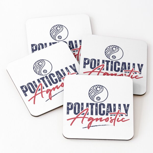 Item preview, Politically Agnostic | Yin-Yang Political Quote Shirt designed and sold by PixelGrafiks.