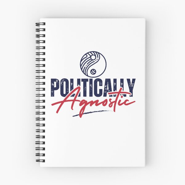 Item preview, Politically Agnostic | Yin-Yang Political Quote Shirt designed and sold by PixelGrafiks.