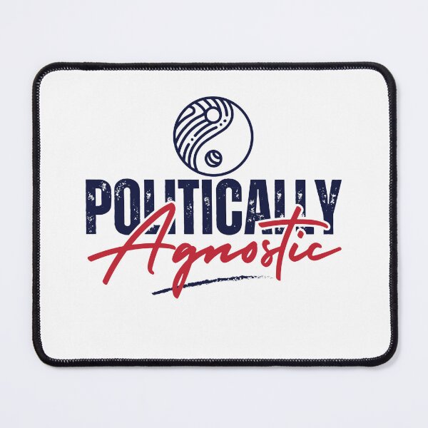 Item preview, Politically Agnostic | Yin-Yang Political Quote Shirt designed and sold by PixelGrafiks.
