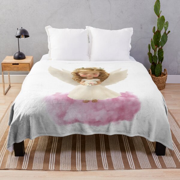 Item preview, Heavenly Guardian Angel Illustration designed and sold by GusiaTreasures.