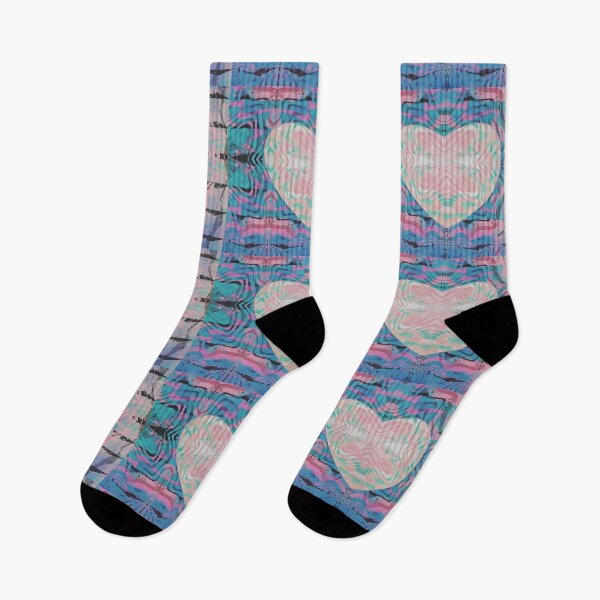 Item preview, Pastel Heartbeat Pattern designed and sold by TrishAbyss.
