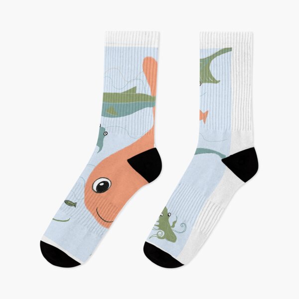 Item preview, Copy of underwater ocean theme fish whale octopus dolphin designed and sold by handmadehipsters.