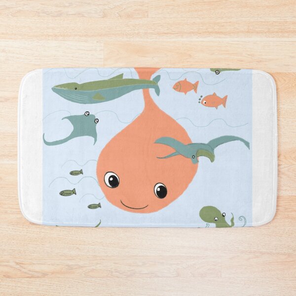 Item preview, Copy of underwater ocean theme fish whale octopus dolphin designed and sold by handmadehipsters.