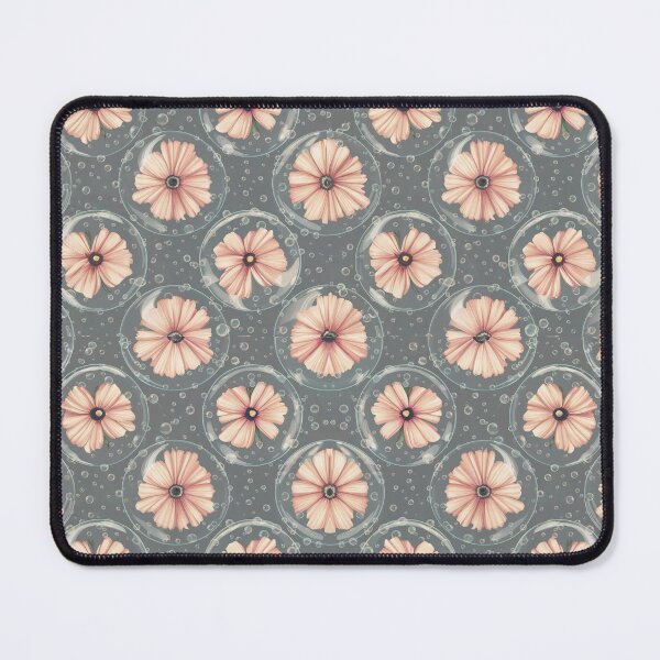Item preview, Transparent Bubbles with Pink Flowers Pattern On designed and sold by DesigntshirtWB.