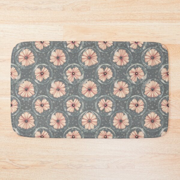 Item preview, Transparent Bubbles with Pink Flowers Pattern On designed and sold by DesigntshirtWB.