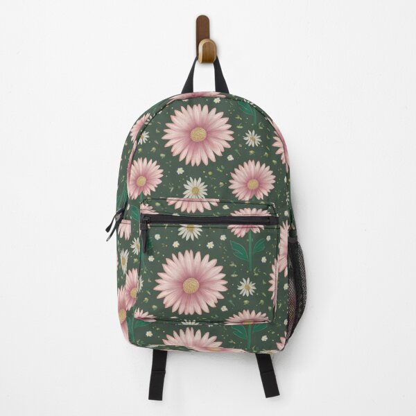 Artikelvorschau, Lebendiges rosa Gänseblümchen-Blumenmuster auf entworfen und verkauft von DesigntshirtWB.
