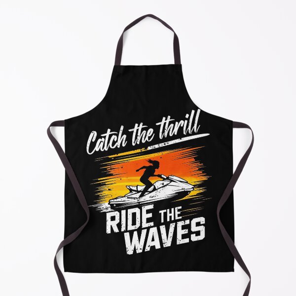Item preview, Catch the Thrill Ride the Waves Black and Orange Sunset designed and sold by SplashTastic.