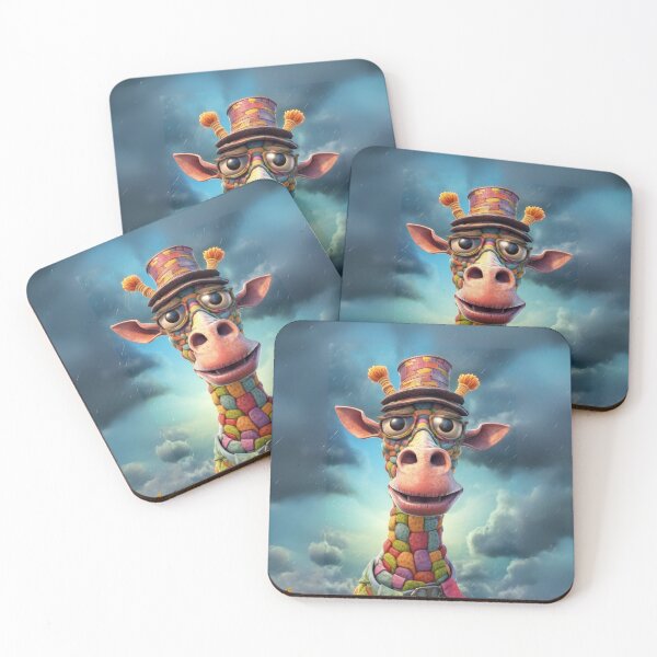 Item preview, Patchwork Giraffe in a Top Hat designed and sold by Sillytoe.