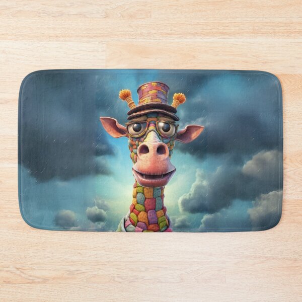 Item preview, Patchwork Giraffe in a Top Hat designed and sold by Sillytoe.