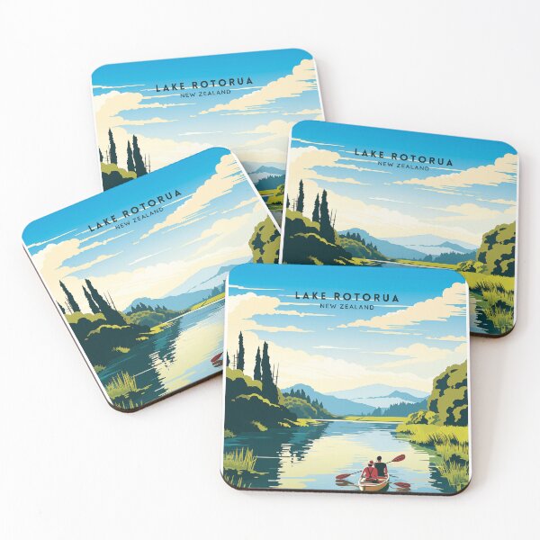 Item preview, Lake Rotorua New Zealand Volcanic Wonder designed and sold by NeuralVibe.