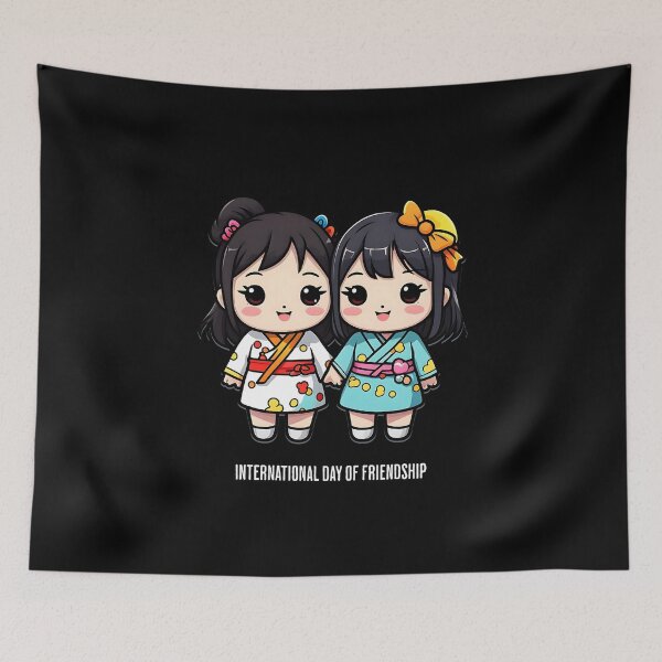 Item preview, International day of friendship, Manga, Anime, Kawaii designed and sold by Pflugart.
