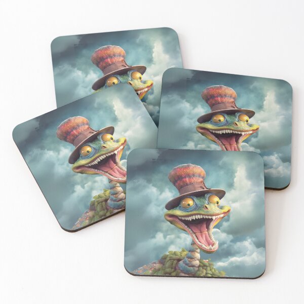 Item preview, Cheerful Snake in a Colourful Top Hat designed and sold by Sillytoe.