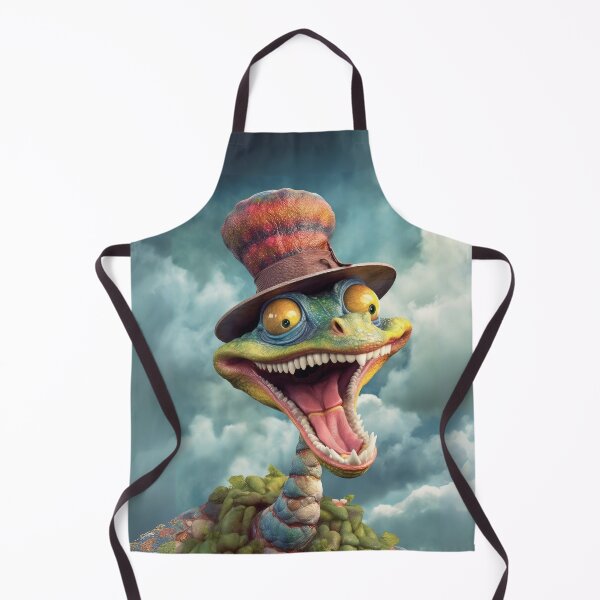 Item preview, Cheerful Snake in a Colourful Top Hat designed and sold by Sillytoe.