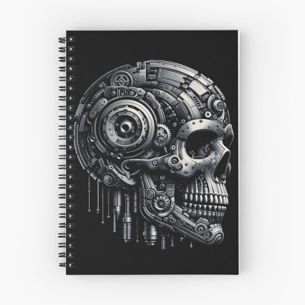 Item preview, Mechanical Skull designed and sold by zarshirts.