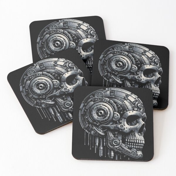 Item preview, Mechanical Skull designed and sold by zarshirts.