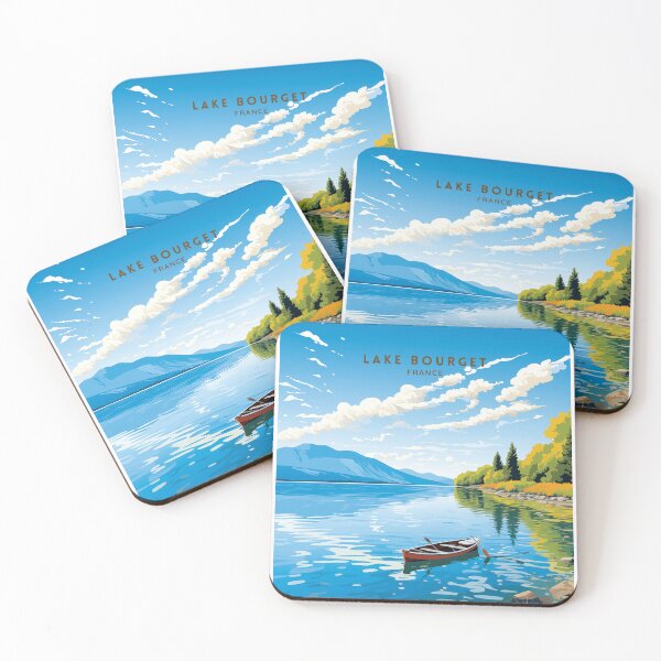 Item preview, Lake Bourget France Alpine Splendor designed and sold by NeuralVibe.