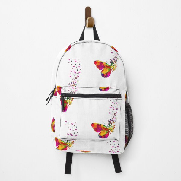 Item preview, Colorful Butterfly Print Wall Art rainbow butterfly designed and sold by ridhifashion.