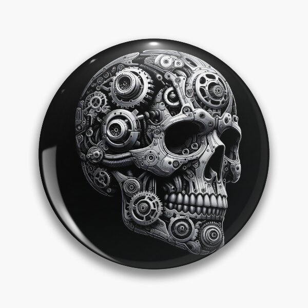 Item preview, Mechanical Skull designed and sold by zarshirts.