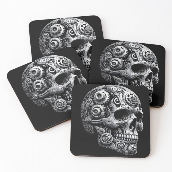 Item preview, Mechanical Skull designed and sold by zarshirts.
