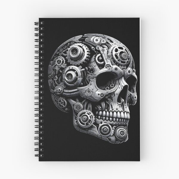 Item preview, Mechanical Skull designed and sold by zarshirts.