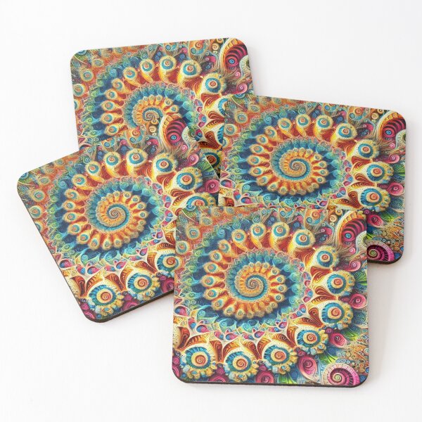 Item preview, colored spirals designed and sold by FusiTink.