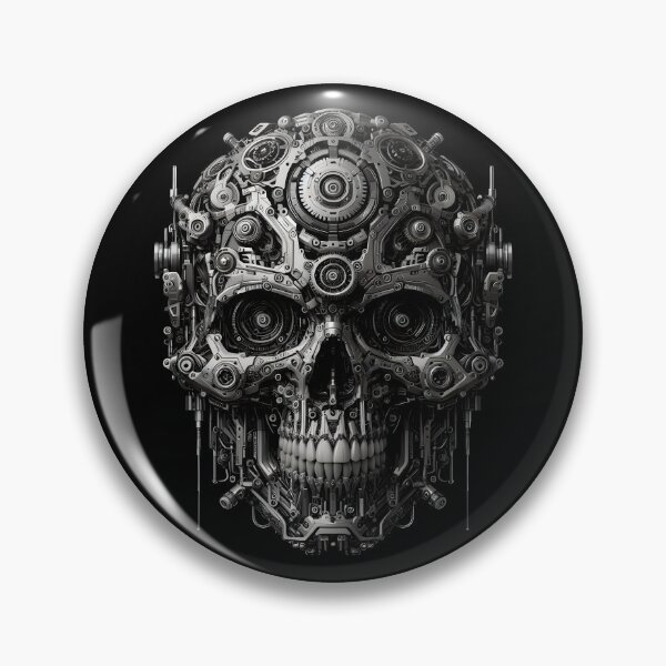 Item preview, Mechanical Skull designed and sold by zarshirts.
