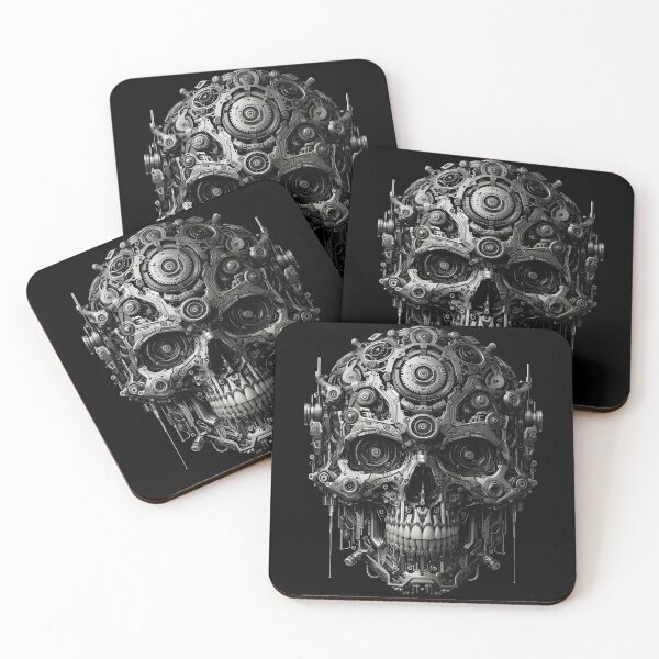 Item preview, Mechanical Skull designed and sold by zarshirts.