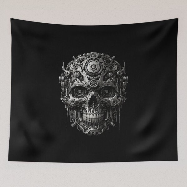 Item preview, Mechanical Skull designed and sold by zarshirts.