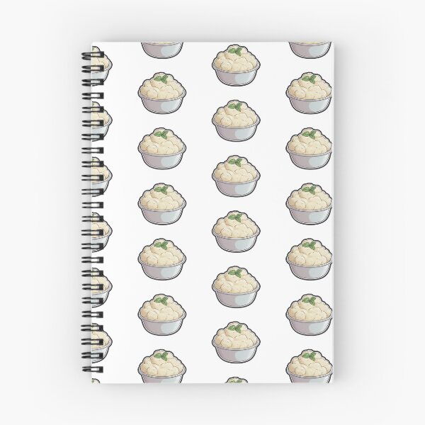 Item preview, mashed potato, potato, potato in bowl, food, food illustration, mashed potato illustration, designed and sold by zeeminimal.