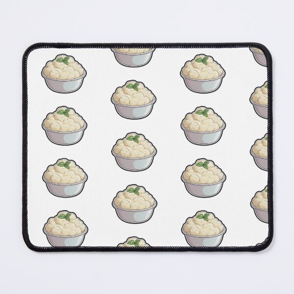 Item preview, mashed potato, potato, potato in bowl, food, food illustration, mashed potato illustration, designed and sold by zeeminimal.